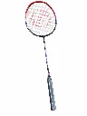 HI-5 graphite badminton racquet best for play, with free cover. (1 piece).