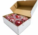 DN Sports Red Leather T-20 ball, (pack of 6).